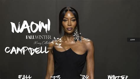 naomi campbell runway collection.